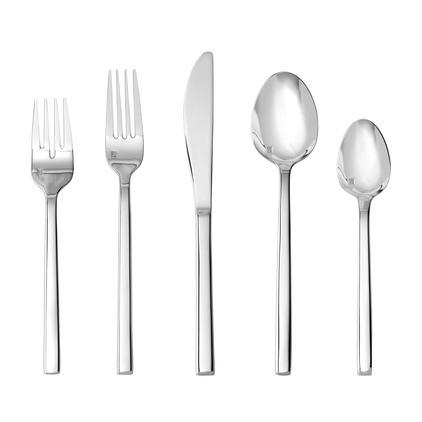 Fortessa Arezzo 60pc Flatware Set 18/10 Stainless Steel (Service for 12)