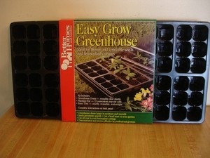 Easy Grow Greenhouse Seed Starter 72 Cell Kit with Dome