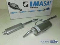 Imasaf Auspuff Set Ab Kat für Citroen Saxo 1.6 65/66KW 1996-2003 | MSD + ESD