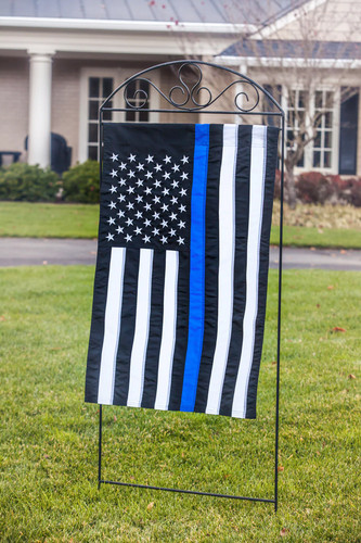 Thin Blue Line House Applique Flag,158687 - Picture 4 of 4