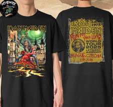 Iron Maiden Concert T-Shirt  Run For Your Lives Prague Exclusive Event Band Tee
