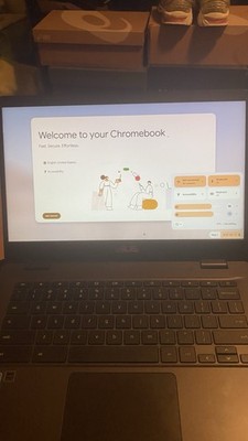 ASUS Chromebook CM14 Laptop 14-inch FHD, MediaTek Kompanio 520, 4GB RAM, 64GB