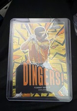 2025 Panini- Dingers! Tommy White, Tommy White #19 Orange Pulsar Prizm /399 (RC)