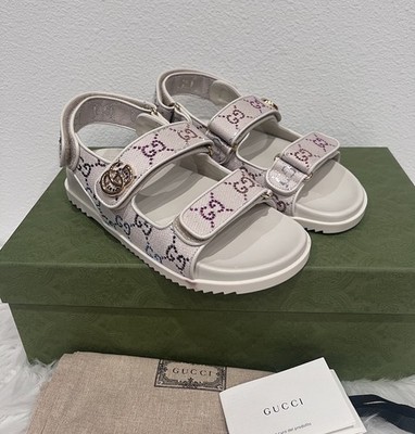 Gucci Moritz Supreme Double GG Crystal Monogram Marmont Sol Dad