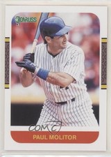 2021 Donruss Retro 1987 Variation Paul Molitor (Image Cropped At Thighs) HOF 1u6