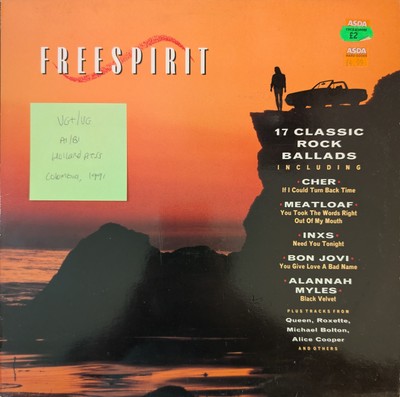 Various Freespirit 17 Classic Rock Ballads Vinyl Record VG+/VG MOOD16 1991 