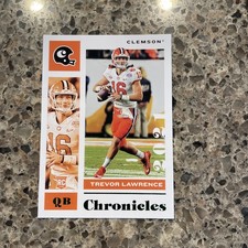 2021 Panini Chronicles Draft Picks #1 Trevor Lawrence Clemson Tigers Rookie RC