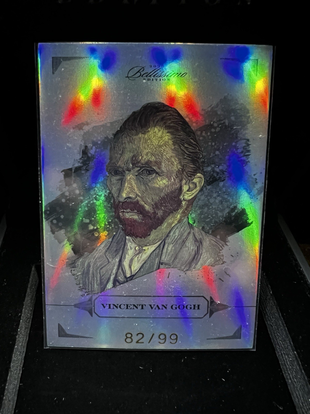 Original Vincent Van Gogh Holofoil Card /99 – 2023 Bellissimo #82 Fine Art