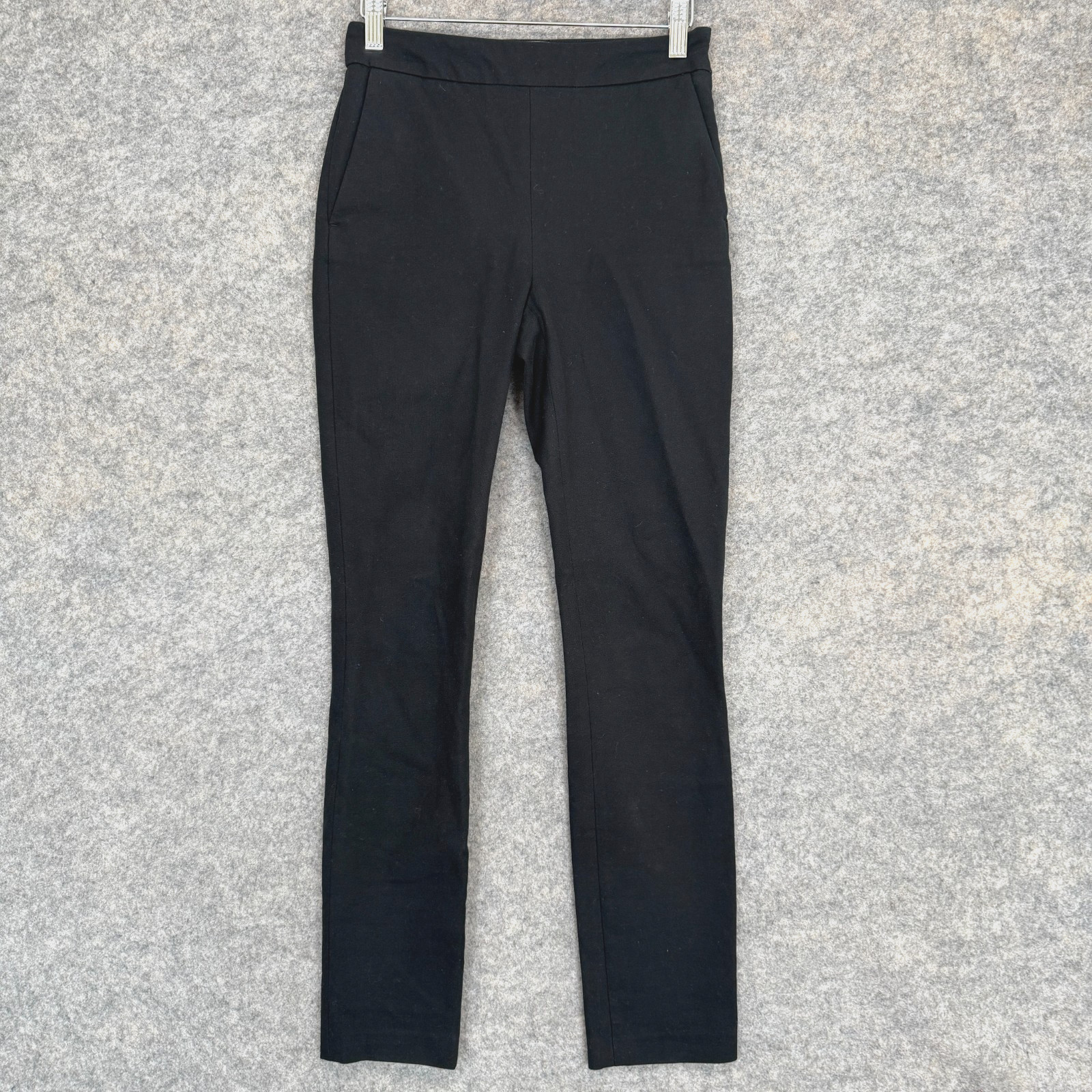 Sezane Paris Pull On Trouser Pants Womens FR 32 US 0 Black Luxury Designer Black