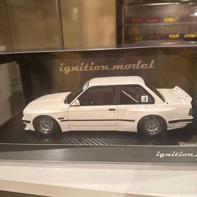 Ignition Model 1/18 PANDEM BMW E30 White Diecast Car Rare Model