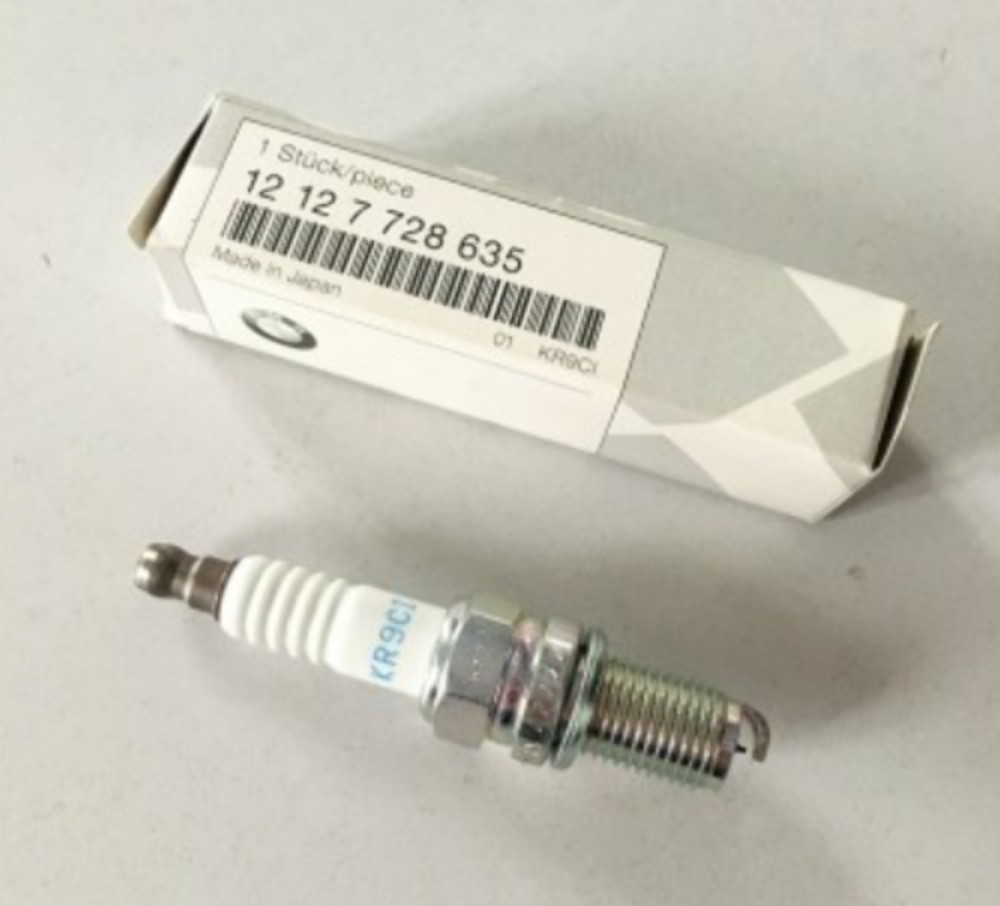 2004-2016 BMW K1200 K1300 R1200 HP2 OEM NGK KR9CI Spark Plugs 12127728635