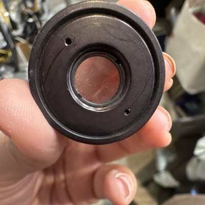 Microscope Eyepiece Adapter Black Threaded Optical Component Biological Lab