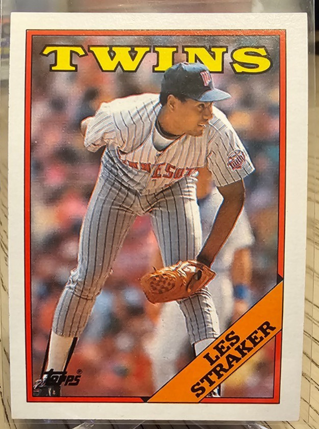 1988 Topps Les Straker #264 Minnesota Twins