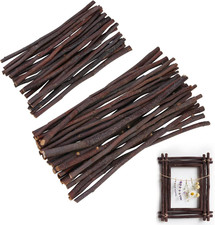 Wood Sticks for Crafts, 50Pcs Wooden Twigs for Crafts Wood Branch Twigs Birch Br