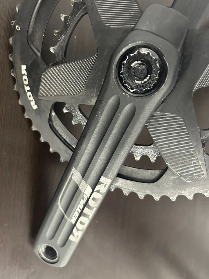 Rotor Power Meter Crank 172.5mm 52/36t Q Rings - Image 3 of 4