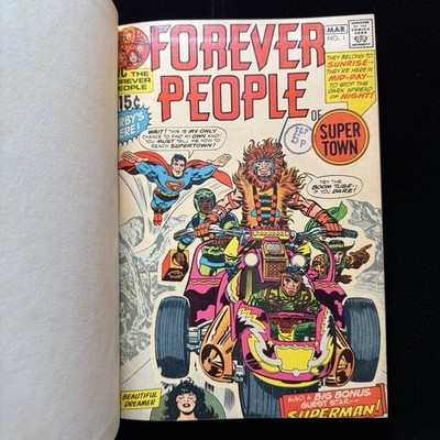 Forever People 1-11 - Bound Volume - 1st App Darkseid - Bronze Age Dc 1971/ 1972