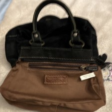 Borsa Caterina Lucchi nera manico superiore zip cinturino staccabile ferramenta oro