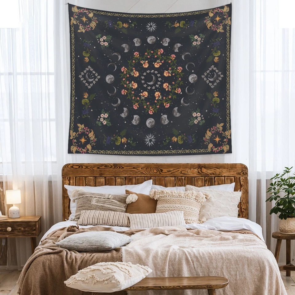 Wandteppich Wandbehang Tischdecke Indien Mandala Strandtuch Wandtuch Wand Dekor - Bild 4 von 4