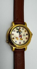 Vintage Lorus Mickey Mouse World Flags Quartz Watch – Working