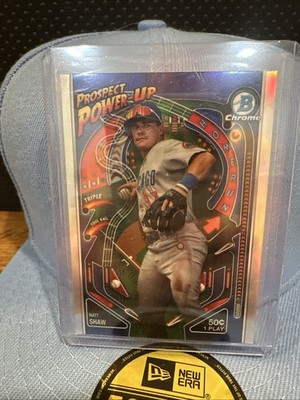 2024 Bowman - Mega Box Chrome Prospect Power-Up Matt Shaw #PP-16 (RC)
