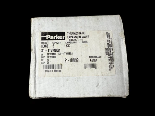 Parker S1-TVMBG1 Thermostatic Expansion Valve TXV 6 Ton R-410A HVAC A/C