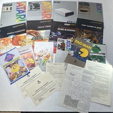 Vintage Atari 2600 Instruction Manuals And other ephemera lot of 15