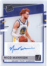 2020-21 Clearly Donruss #RRA-NCM Nico Mannion Clearly Rated Rookie Autographs