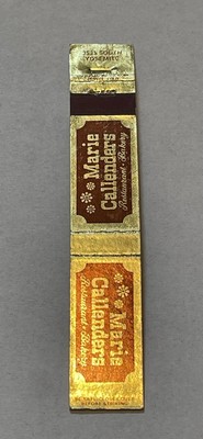 Marie Callenders Restaurant Denver Colorado Vintage Matchbook Cover 248B