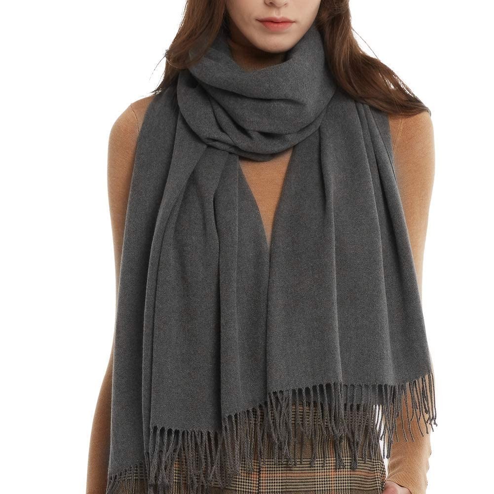 Pashmina Shawl Wraps Cashmere Feel Blanket Scarves Fashion Scarf for Women Ev...
