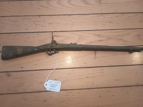 CIVIL WAR ERA - SOUVENIR RIFLE- 12th G.A.R.- NH VOLUNTEERS- 16" - SOLID METAL