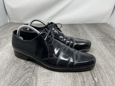 Prada Black Oxford Dress Shoes Men’s US SIZE 7 Lace Up 2E Width