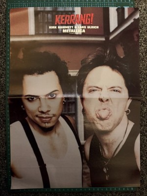 Metallica 29x41cm Kerrang Poster Master Puppets Ride Lightning Justice Load 