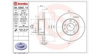 2X Magneti Marelli Bremsscheibe Bremsscheiben Satz Bremsen Vorne 360406022500
