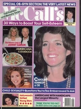 McCALL'S Caroline Kennedy Johnny Carson Melissa Gilbert Debra Winger 9 1987