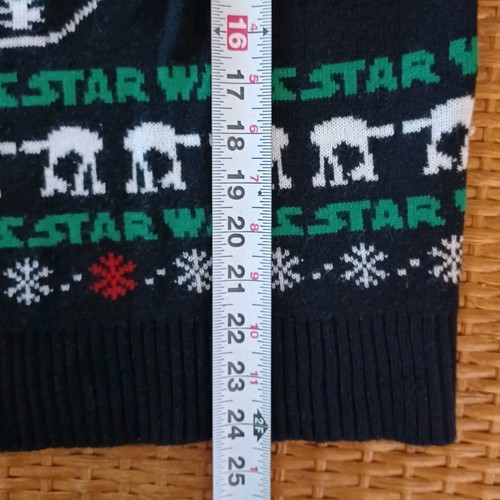 Star Wars Damen XMAS Pullover Größe Medium Darth Vader schwarz Ugly Holiday - Bild 6 von 11
