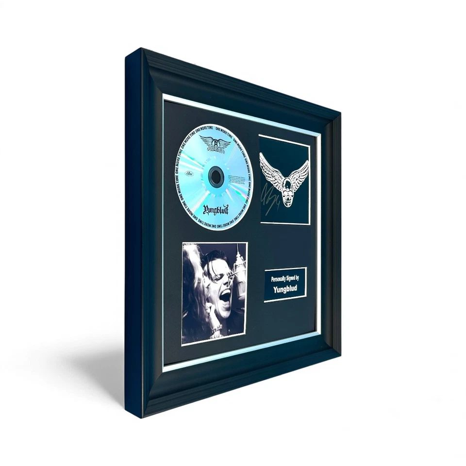Yungblud SIGNED Aerosmith One More Time Luxury CD Photo Display & COA Autograph - Image 2 of 4