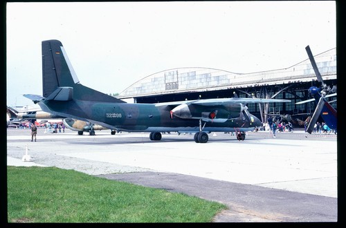 #7544 ORIGINAL K64 AIRCRAFT SLIDE: German AF Antonov AN-26 52+06