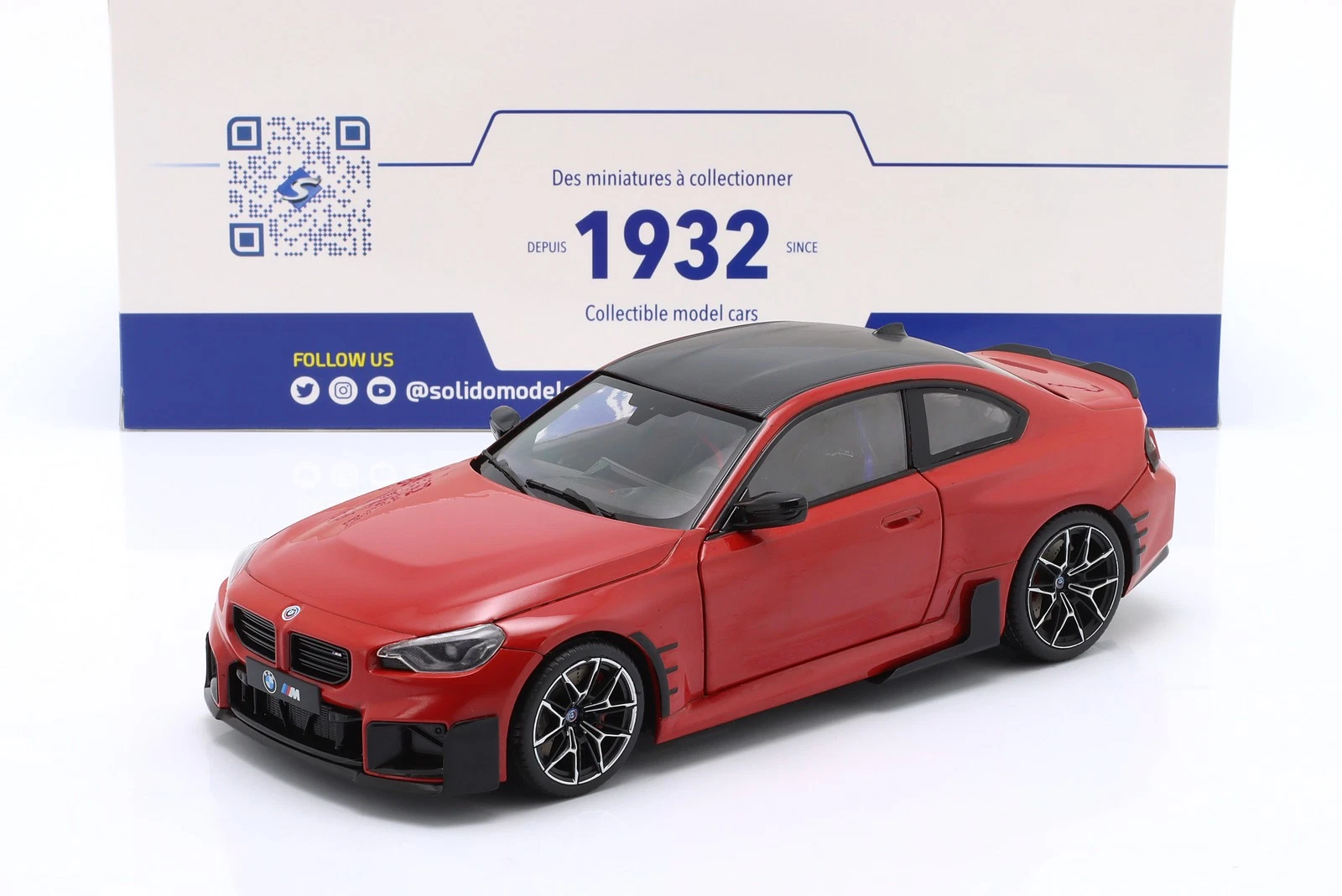 BMW M2 Performance Parts (G87) Año 2024 Toronto Rojo 1:18 Solido - Imagen 1 de 1