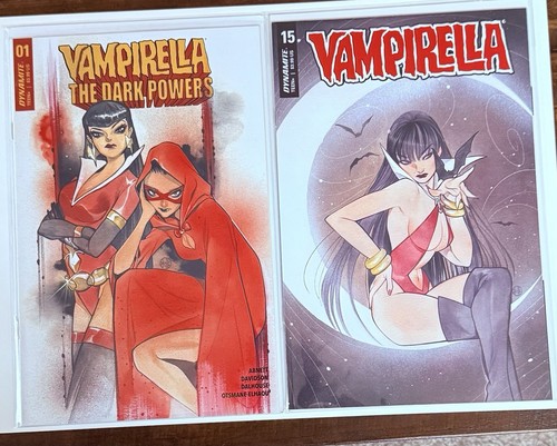 Vampirella The Dark Powers #1 and Vampirella #15 Peach Momoko High Grade - Picture 1 of 3