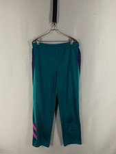 Vintage Fila Mens Track Pants Size 2XL Green Polyester Running Gym Activwear