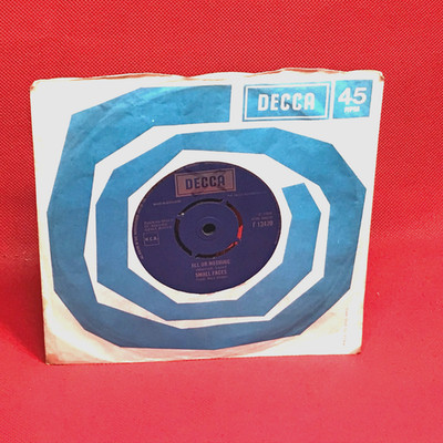 SMALL FACES All Or Nothing 1966 7'' vinyl single 45 record Understanding