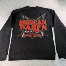 Morgan Wallen Black Sweatshirt ONE NIGHT AT A TIME 2024 TOUR Small NEW