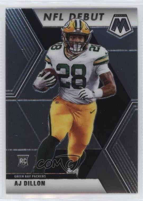 2020 Panini Mosaic NFL Debut AJ Dillon #279 Rookie RC 0nr3