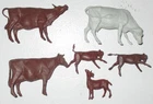 Marx 1960s Third Series Farm Animals Lot One