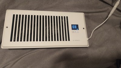 AIRTAP T6, Smart Register Booster Fan 6'' x 12'' White