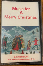 Music For A Merry Christmas Cassette Tape-Rare
