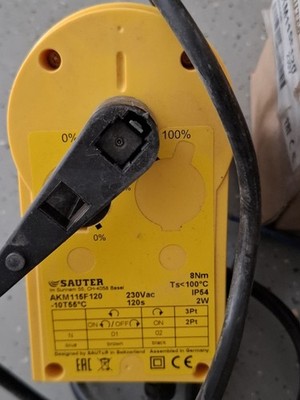 Sauter AKM115F120 Antrieb für VKR/BKR 2/3Pkt. 230V 120s
