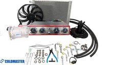 Ac Kit Universal Underdash Evaporator - 404 Premium Red Chrome Ac Qf - Ec