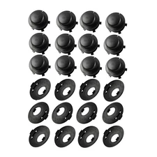 Pack of 12 Spool and Cap Combo Replacement for Stihl Head Cover 25-2 FS 90 10...