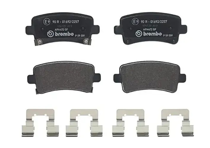 Brake Pads Set fits BENTLEY FLYING SPUR 4W 4.0 Rear 2013 on Brembo Quality New - Image 20